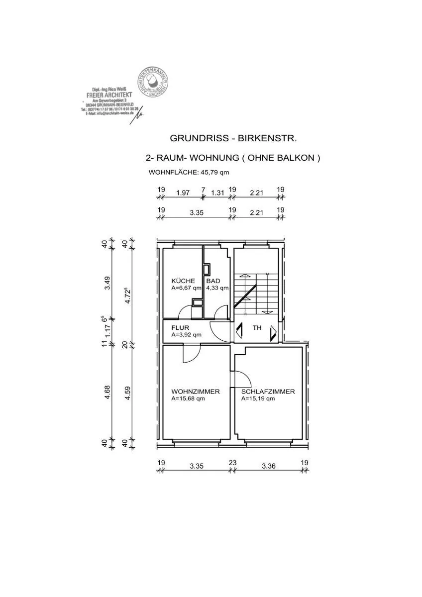 Kitzscher – Grundriss ohne Balkon